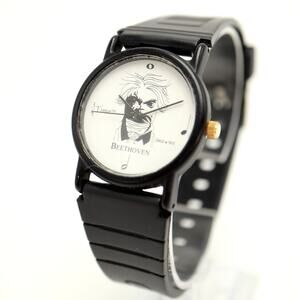 Vintage Beethoven 3/4 Time 31mm Watch Ludwig Face Notes Fantasma New Battery